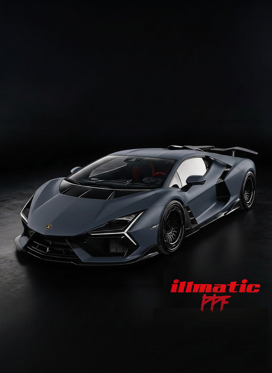 Matte Black And Phantom Blue PPF