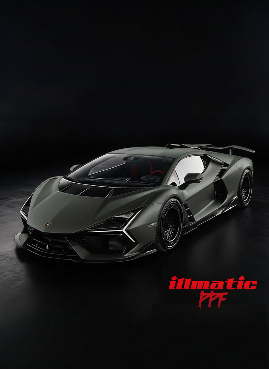 Matte Black Phantom Green PPF
