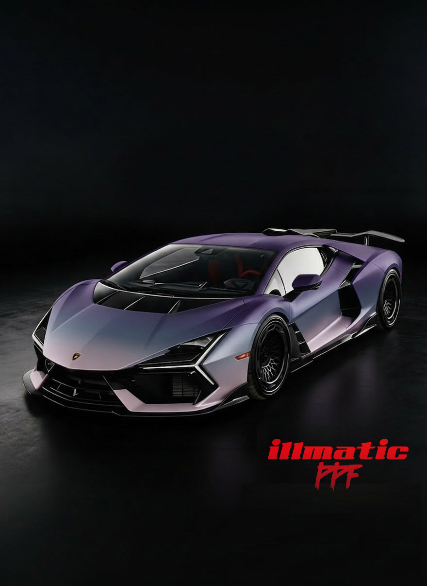 Matte Purple Mist Silver Sheen PPF