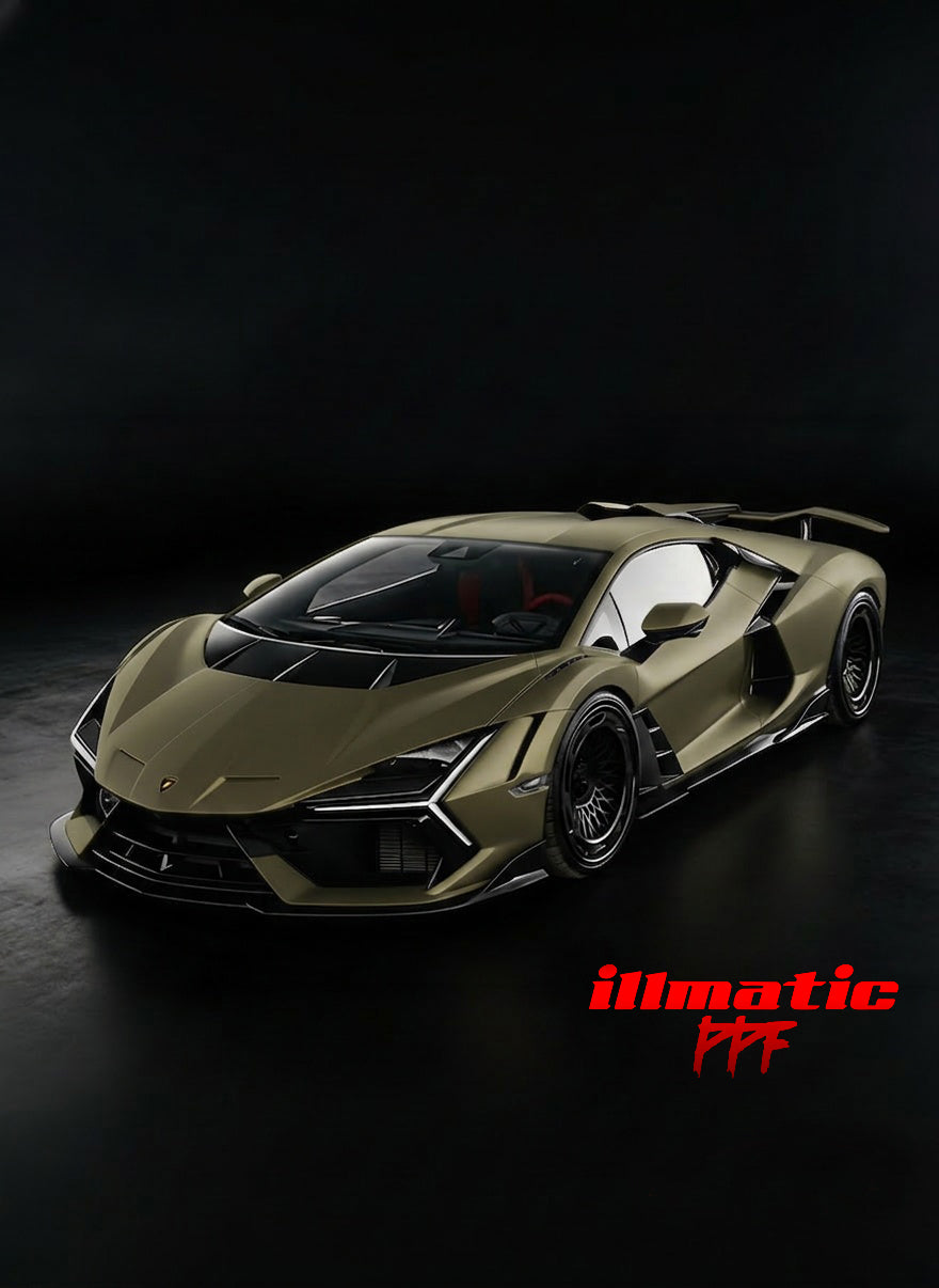 Matte Black Phantom Green PPF