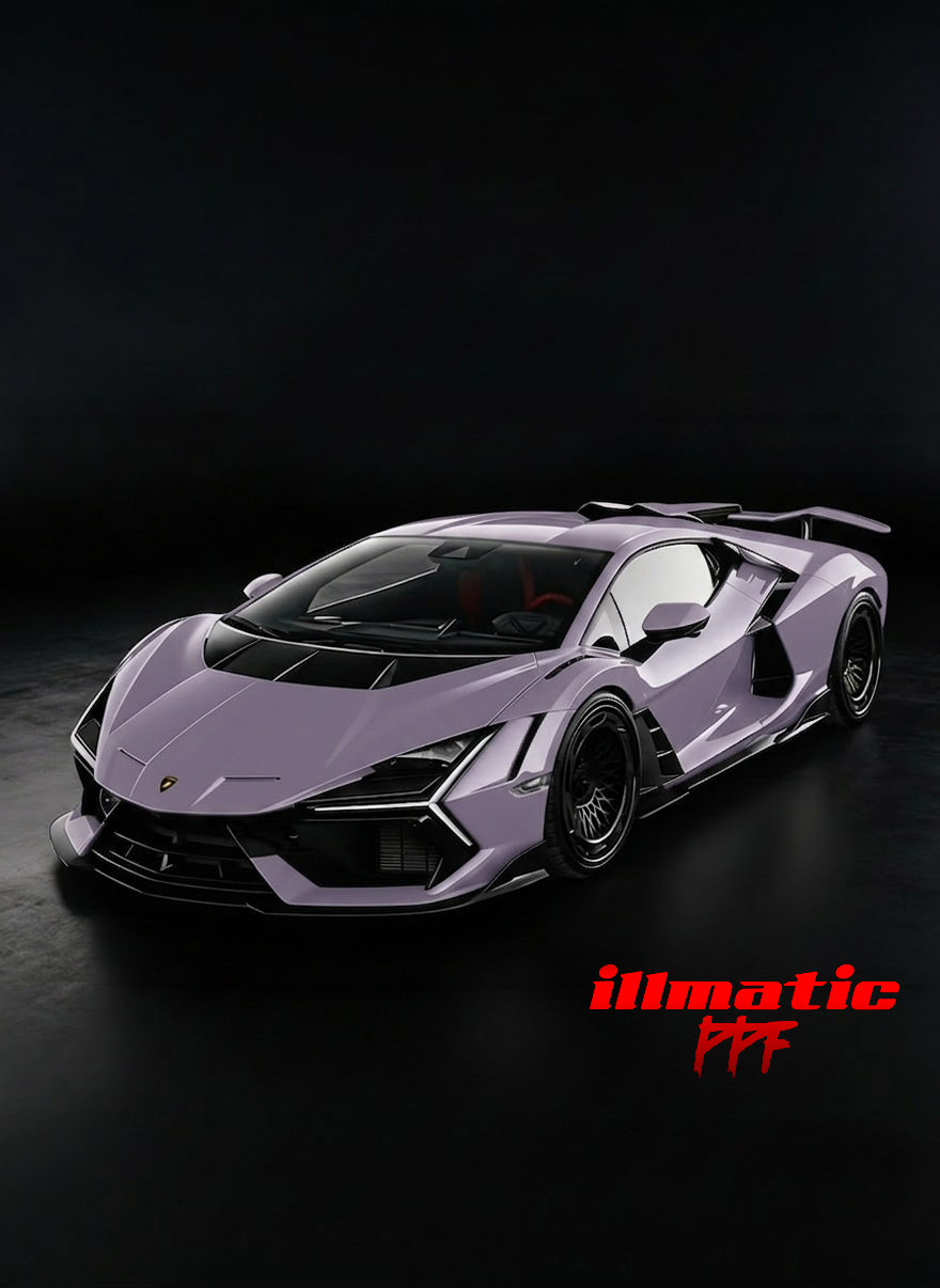 Metallic Crystal Silver Illusion Purple PPF